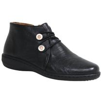 Bota Feminina Opananken Alexxa Couro Conforto - Preto Bota Feminina Opananken Alexxa Couro Conforto - Preto