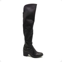 Bota Feminina Over Couro Legitimo Cano Alto Salto Bottero Bota Feminina Over Couro Legitimo Cano Alto Salto Bottero