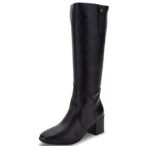 Bota Feminina Over Salto Médio Elegante Moderna Bottero Bota Feminina Over Salto Médio Elegante Moderna Bottero