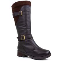 Bota Feminina para neve Alberta Forrada em lã Natural Ref.:10036