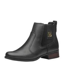 Bota Feminina Pegada Cano Baixo REF: 282003 COURO BURNISHED Bota Feminina Pegada Cano Baixo REF: 282003 COURO BURNISHED