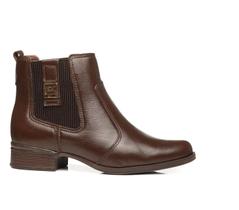 Bota Feminina Pegada Clássica Couro Tendência Moda 282003
