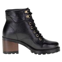 Bota Feminina Pegada Couro Cano Curto 281329