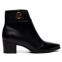 Bota Feminina Pegada Couro Frontier Preto Bota Feminina Pegada Couro Frontier Preto