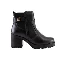 Bota Feminina Pegada Couro Legítimo Salto Grosso Moda 282603