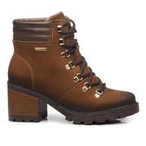 Bota feminina pegada em couro na terracota 281321-16