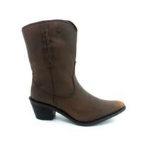 Bota Feminina Perlatto Wes001 - Marrom Bota Feminina Perlatto Wes001 - Marrom
