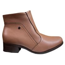 Bota Feminina Piccadilly 650067 Cano Curto Salto Baixo