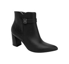 Bota feminina piccadilly 745209 bico fino salto bloco 7 cm