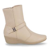 Bota Feminina Piccadilly Cano Curto Anabela 143250 Bota Feminina Piccadilly Cano Curto Anabela 143250