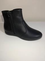 Bota Feminina Piccadilly Cano Curto Anabela Conforto 261037 Bota Feminina Piccadilly Cano Curto Anabela Conforto 261037