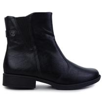 Bota Feminina Piccadilly Cano Curto Preto - 653025-03 Bota Feminina Piccadilly Cano Curto Preto - 653025-03