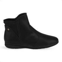 Bota Feminina Piccadilly Cano Curto Sandy Rasteira Trabalho 261034