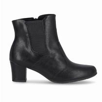 Bota Feminina Piccadilly S/ Grosso Baixo Cano Curto 110201 Preto Bota Feminina Piccadilly S/ Grosso Baixo Cano Curto 110201 Preto