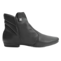 Bota Feminina Piccadilly Salto Bloco Preta - 2502