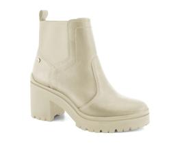 Bota feminina ramarim 23-50123 coturno salto bloco tratorado