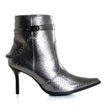 Bota Feminina Ramarim 2361103 Pewter