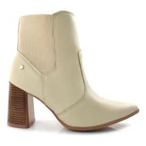 Bota Feminina Ramarim Bico Fino Confortavel Casual 23-58122 Bota Feminina Ramarim Bico Fino Confortavel Casual 23-58122