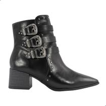 Bota Feminina Ramarim Cabedal Texas Preto Bota Feminina Ramarim Cabedal Texas Preto