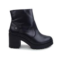 Bota Feminina Ramarim Cano Baixo Soft Preta - 24501