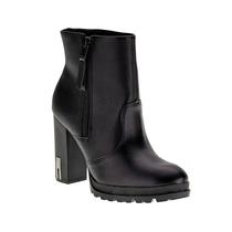 Bota Feminina Ramarim Cano Curto Fivela Ankle 2360101 Preto