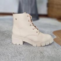 Bota Feminina Ramarim Coturno Salto Baixo Flatform Tratarodo