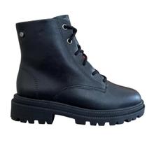 Bota feminina ramarim coturno tratorado salto bloco 2462101