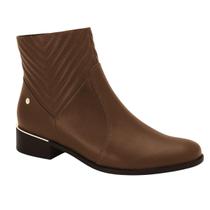 Bota Feminina Ramarim Couro Original Cano Curto Salto Baixo Bota Feminina Ramarim Couro Original Cano Curto Salto Baixo