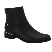 Bota Feminina Ramarim Couro Original Cano Curto Salto Baixo Bota Feminina Ramarim Couro Original Cano Curto Salto Baixo