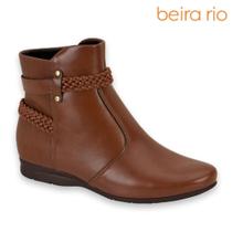 Bota Feminina Rasteira Beira Rio Cano Curto Baixo 9073105