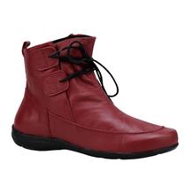 Bota Feminina Rasteira Em Couro Bordô Linha Premium Confort