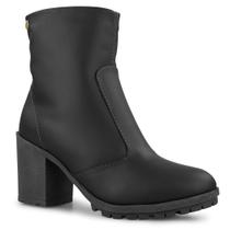 Bota Feminina Routine Clean Boot Forrada em Lã Sintética Ref.:23007 Bota Feminina Routine Clean Boot Forrada em Lã Sintética Ref.:23007