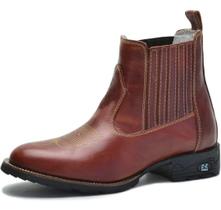 Bota Feminina RR Botas Texana Country em Couro Elastico com Bordado Bico Redondo Bota Feminina RR Botas Texana Country em Couro Elastico com Bordado Bico Redondo