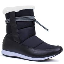 Bota Feminina Runny Flakes Forrada em lã sintética Ref.:21406 Bota Feminina Runny Flakes Forrada em lã sintética Ref.:21406