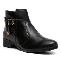 Bota Feminina Salto 3 cm Preta