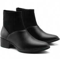 bota feminina salto baixo conforto Lamore calcados