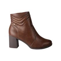 Bota Feminina Salto Bloco Cano Curto Dakota Moderna D2721 Bota Feminina Salto Bloco Cano Curto Dakota Moderna D2721