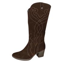 Bota Feminina Salto Bloco Médio Conforto Country Mississipi Bota Feminina Salto Bloco Médio Conforto Country Mississipi