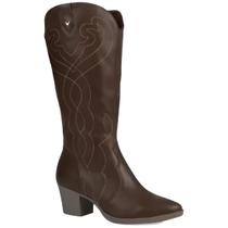Bota Feminina Salto Bloco Médio Conforto Country Mississipi Bota Feminina Salto Bloco Médio Conforto Country Mississipi