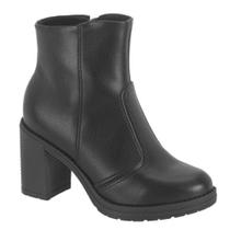 Bota Feminina Salto Bloco Napa Preto Beira Rio 9088.101