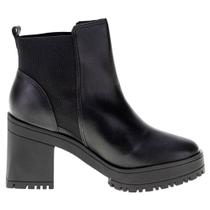 Bota Feminina Salto Bloco Napa Preto Vizzano 3091.100