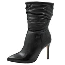 Bota Feminina Salto Fino Elegante Conforto Couro Bottero