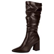 Bota Feminina Salto Medio Bloco Fechamento Pratico Dakota Bota Feminina Salto Medio Bloco Fechamento Pratico Dakota