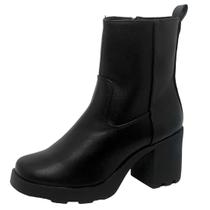 Bota Feminina Salto Médio Cano Baixo Sua Cia 8312.15308 Bota Feminina Salto Médio Cano Baixo Sua Cia 8312.15308