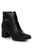 Bota Feminina Salto Médio Com Fivela - Dakota