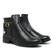 Bota Feminina Sem Cadarço Cano Médio Bota Feminina Sem Cadarço Cano Médio