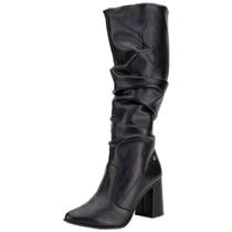 Bota feminina slouch cano alto via uno 954005 Bota feminina slouch cano alto via uno 954005