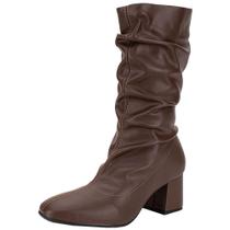Bota feminina slouch cano médio beira rio 9076102 Bota feminina slouch cano médio beira rio 9076102