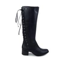Bota Feminina Solis Brasil Cano Longo Montaria Preta 001008 Bota Feminina Solis Brasil Cano Longo Montaria Preta 001008