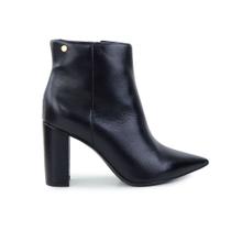 Bota Feminina Solis Cano Baixo Couro Preta - 1420B Bota Feminina Solis Cano Baixo Couro Preta - 1420B